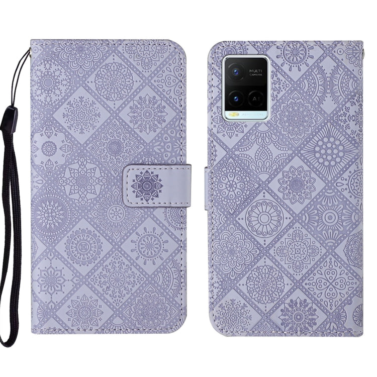 Ethnic Style Embossed Pattern Leather Phone Case, For vivo V21, For vivo V21e 4G, For vivo V21e 5G, For vivo Y51 2020, For vivo Y21