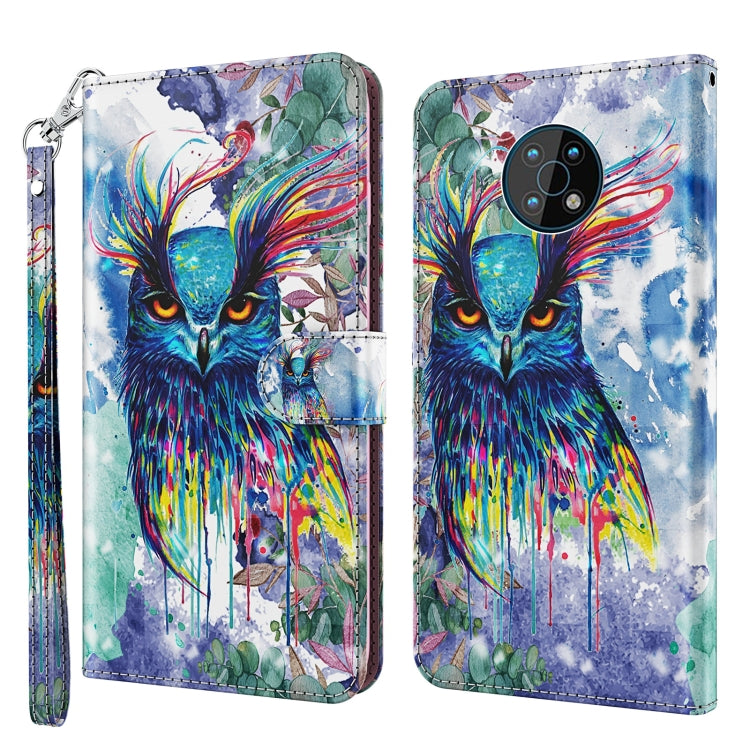 3D Painting Pattern Flip Leather Phone Case, For Motorola Moto G200 5G / Edge S30, For Nokia G50