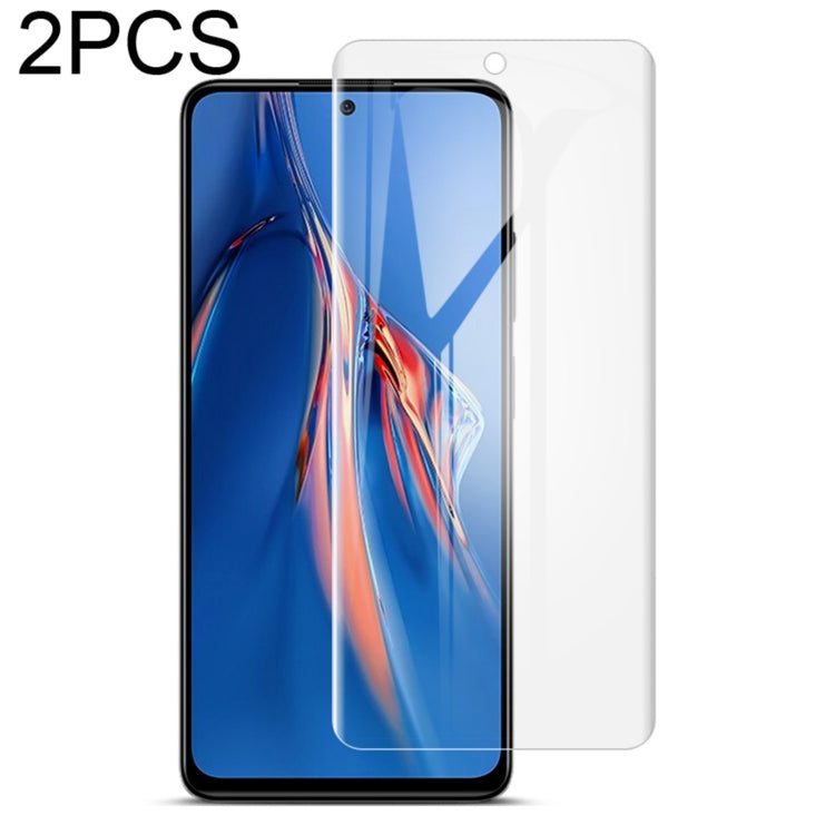 2 PCS IMAK Curved Full Screen Hydrogel Film Front Protector, For Xiaomi Redmi K40S 5G, For Xiaomi Redmi K50 5G / K50 Pro 5G, For Xiaomi Redmi Note 11 4G, For Xiaomi Redmi Note 11E Pro 5G, For Xiaomi Redmi Note 11s 4G