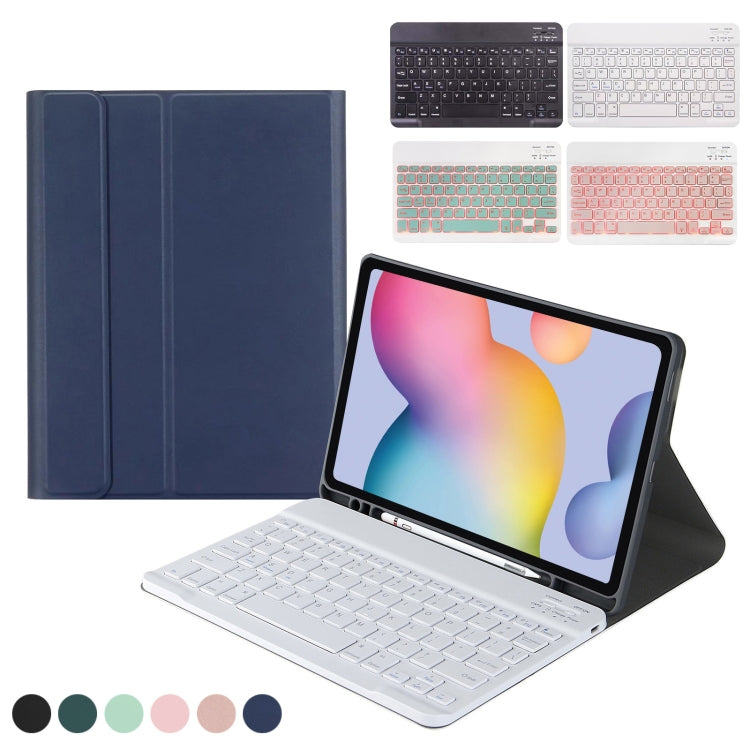 A7 Square Cap Bluetooth Keyboard Leather Case with Pen Slot for Samsung Galaxy Tab S6 Lite / S7 / A7 10.4 2020, For Samsung Galaxy Tab S6 Lite