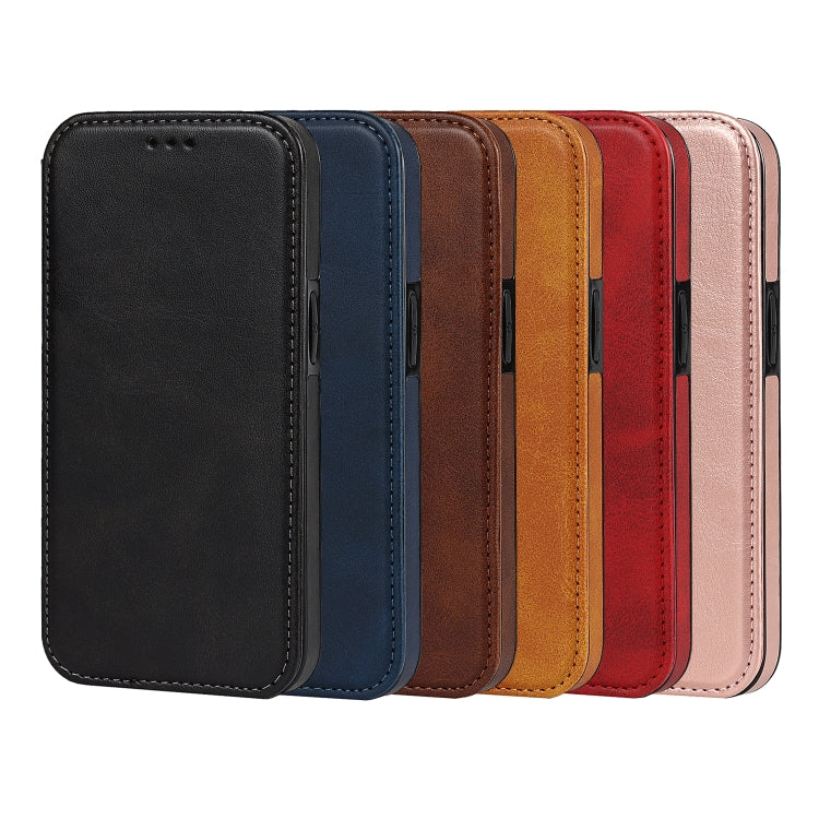 Knight Magnetic Suction Leather Phone Case, For iPhone 13 mini, For iPhone 13, For iPhone 13 Pro, For iPhone 13 Pro Max, For iPhone 12 mini, For iPhone 12 / 12 Pro, For iPhone 12 Pro Max, For iPhone 11