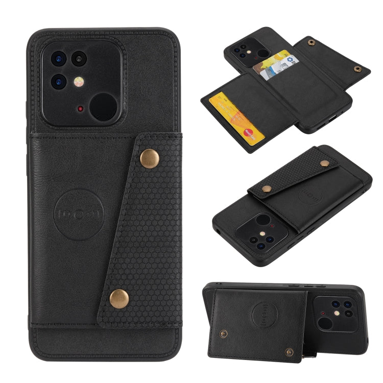 Double Buckle PU + TPU Shockproof Magnetic Phone Case, For Xiaomi Redmi 10C, For Xiaomi Redmi Note 11 5G Chinese, For Xiaomi Redmi Note 11E, For Xiaomi Redmi 10, For Xiaomi Poco M4 Pro 4G, For Xiaomi Poco X4 Pro, For Xiaomi 12, For Xiaomi 12 Pro