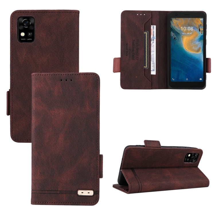 Magnetic Clasp Flip Leather Phone Case, For ZTE Biade A31