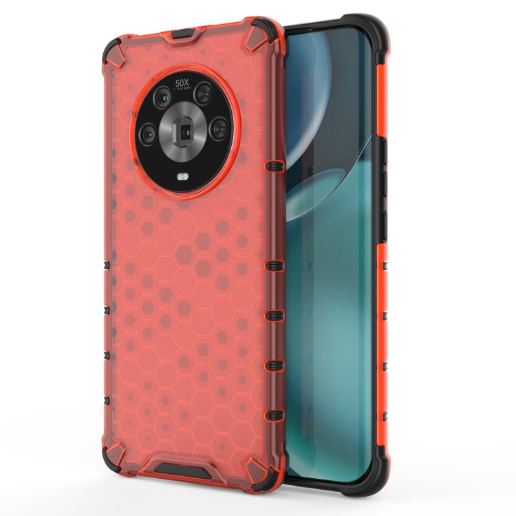 Shockproof Honeycomb PC + TPU Phone Case, For Honor Magic4