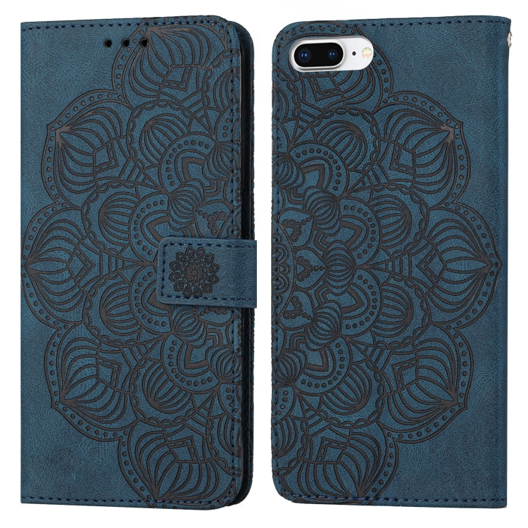 Mandala Embossed Flip Leather Phone Case, For iPhone 11 Pro Max, For iPhone X / XS, For iPhone XR, For iPhone XS Max, For iPhone SE 2022 / 2020 / 8 / 7, For iPhone 7 Plus / 8 Plus