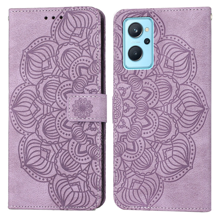 Mandala Embossed Flip Leather Phone Case, For OPPO Reno6 5G, For OPPO Reno6 Pro 5G, For OPPO Reno7 5G