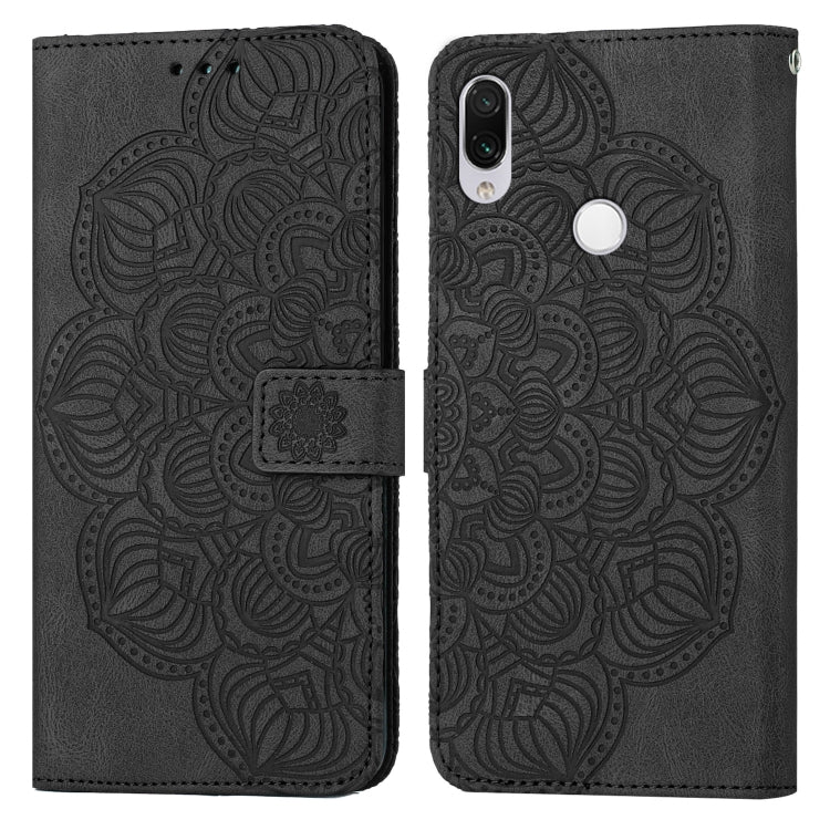 Mandala Embossed Flip Leather Phone Case, For Xiaomi Redmi Note 7 / Note 7 Pro, For Xiaomi Redmi 9, For Xiaomi Redmi 9A, For Xiaomi Redmi 9C / 10A, For Xiaomi Redmi 9T, For Xiaomi Redmi 10, For Xiaomi Redmi 10C, For Xiaomi Redmi Note 8