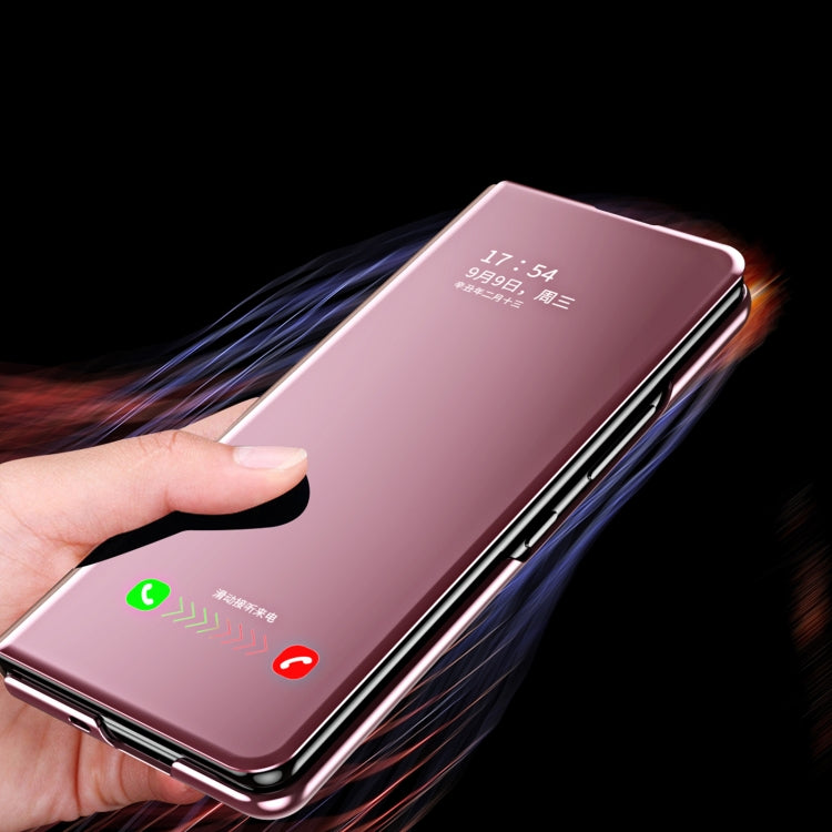 Horizontal Flip Mirror Shockproof Phone Case, For Samsung Galaxy Z Fold4