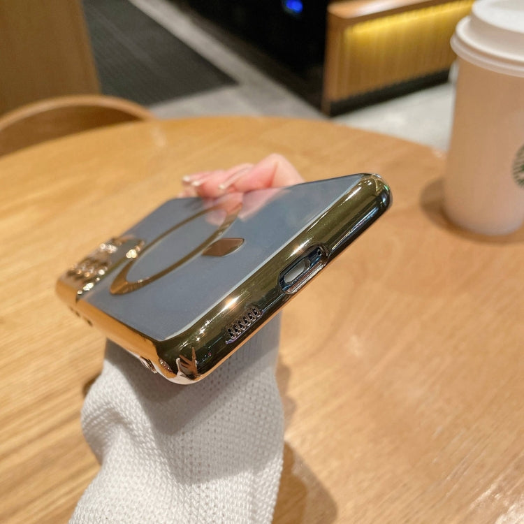 Electroplated Frame MagSafe Magnetic Phone Case, For Samsung Galaxy S22 5G, For Samsung Galaxy S22+ 5G, For Samsung Galaxy S22 Ultra 5G, For Samsung Galaxy S21 Ultra 5G, For Samsung Galaxy S21+ 5G, For Samsung Galaxy S21 5G