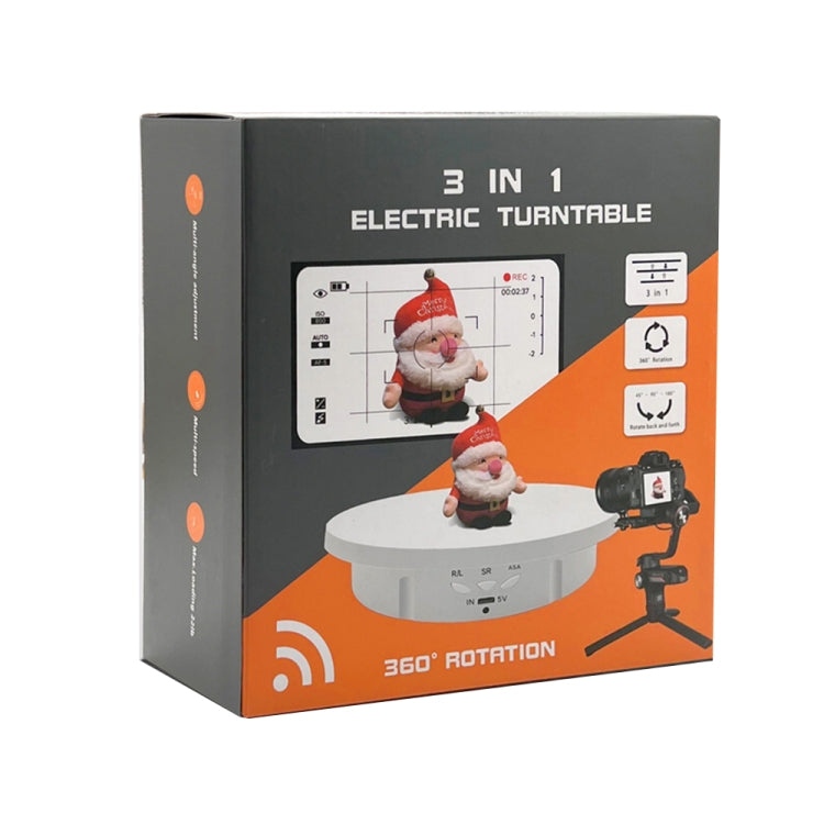 Electric Rotating Display Stand Turntable, 3 in 1, 3 in 1 Remote