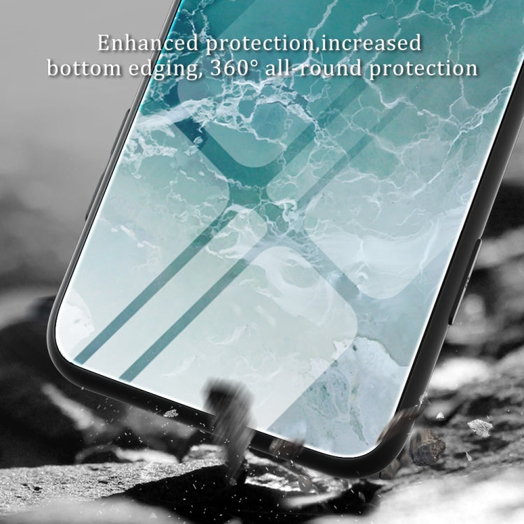 Marble Pattern Glass Protective Phone Case, For Xiaomi Redmi 10C, For Xiaomi Redmi Note 11T Pro, For Xiaomi Redmi K40s, For Xiaomi Redmi K50 Pro, For Xiaomi Redmi K50, For Xiaomi Redmi Note 10 Pro 4G Global