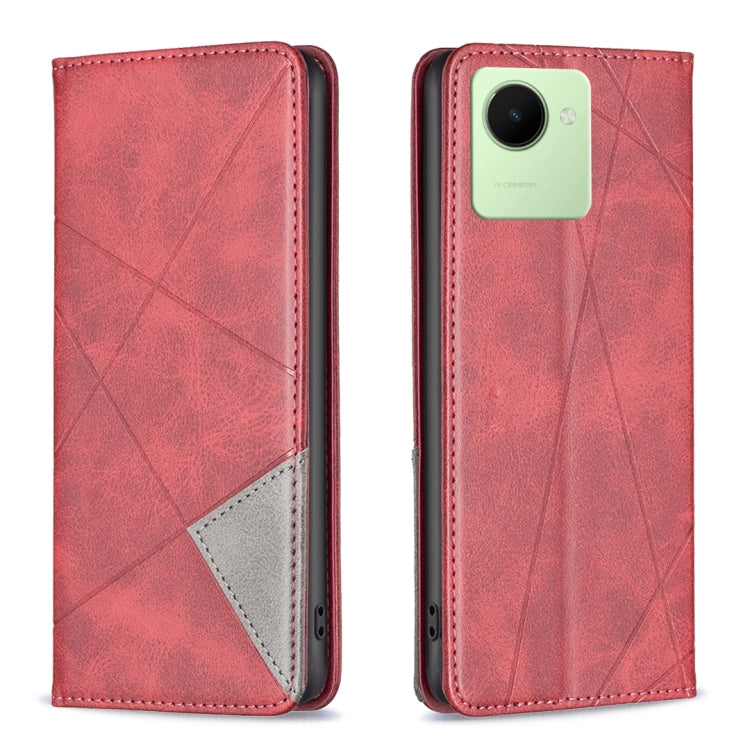Prismatic Invisible Magnetic Leather Phone Case, For Motorola Moto G42 4G, For Motorola Moto G62, For Nothing Phone 1, For OPPO A57 4G, For Realme C30