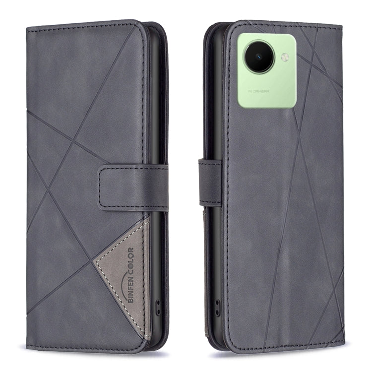 Magnetic Buckle Rhombus Texture Leather Phone Case, For Motorola Moto G42 4G, For Motorola Moto G62, For Nothing Phone 1, For OPPO A57 4G, For Realme C30
