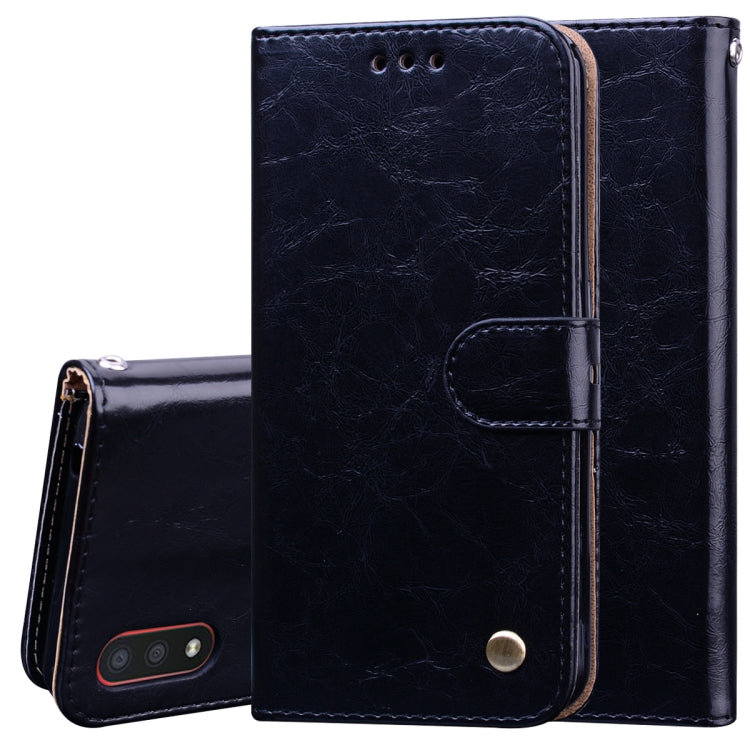 Business Style Oil Wax Texture Horizontal Flip Leather Case, with Holder & Card Slots & Wallet, For Samsung Galaxy A01, For Samsung Galaxy A51, For Samsung Galaxy A71, For Samsung Galaxy A81 / Note 10 Lite, For Samsung Galaxy A91 / S10 Lite