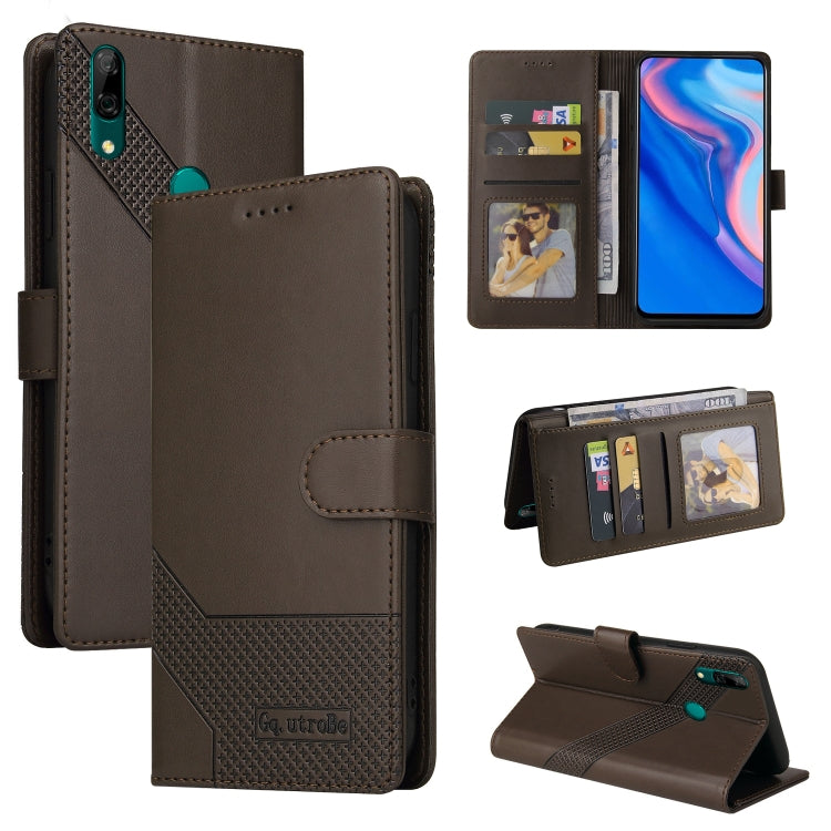 GQUTROBE Skin Feel Magnetic Leather Phone Case, For Huawei P Smart 2021, For Huawei P20 Lite, For Huawei P30 Pro, For Huawei P30 Lite, For Huawei P40 Lite, For Huawei P40 Pro, For Huawei P Smart 2019, For Huawei P Smart Z