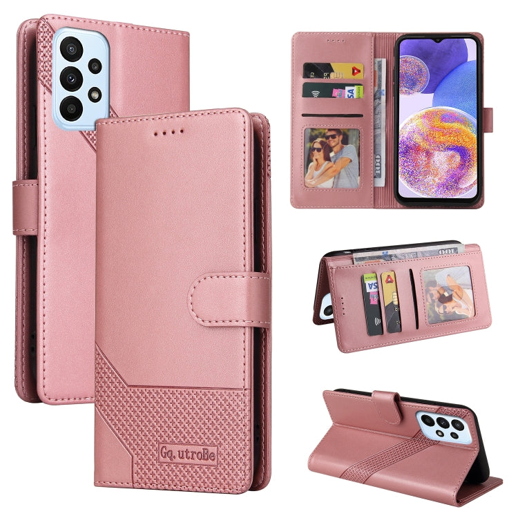 GQUTROBE Skin Feel Magnetic Leather Phone Case, For Samsung Galaxy A23, For Samsung Galaxy A02, For Samsung Galaxy A02s, For Samsung Galaxy A03s, For Samsung Galaxy A7 2018, For Samsung Galaxy A10, For Samsung Galaxy A12, For Samsung Galaxy A13