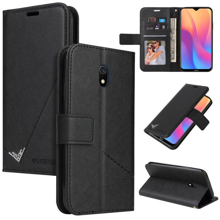 GQUTROBE Right Angle Leather Phone Case, For Xiaomi Redmi 9A, For Xiaomi Redmi 9C, For Xiaomi Redmi 9, For Xiaomi Redmi K20, For Xiaomi Redmi Note 8T, For Xiaomi Redmi Note 8 Pro, For Xiaomi Redmi Note 8, For Xiaomi Redmi 8A