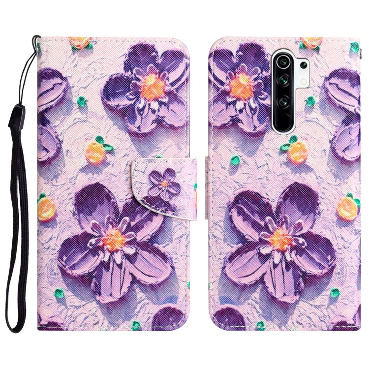 Colored Drawing Leather Phone Case, For Xiaomi Redmi 9