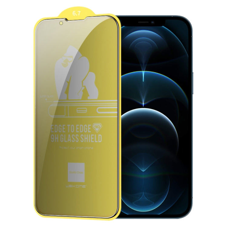 WEKOME 9D Curved Privacy Tempered Glass Film, For iPhone 14 (1 PC), For iPhone 14 Plus (1 PC), For iPhone 14 Pro (1 PC), For iPhone 14 Pro Max (1 PC), (1 PC), For iPhone 13 (1 PC), For iPhone 12 mini (1 PC), For iPhone 12 / 12 Pro (1 PC)