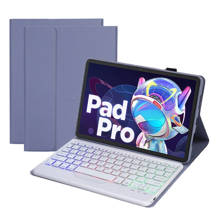 AM18-BS Tri-color Backlight Bluetooth Keyboard Leather Case, AM18-BS