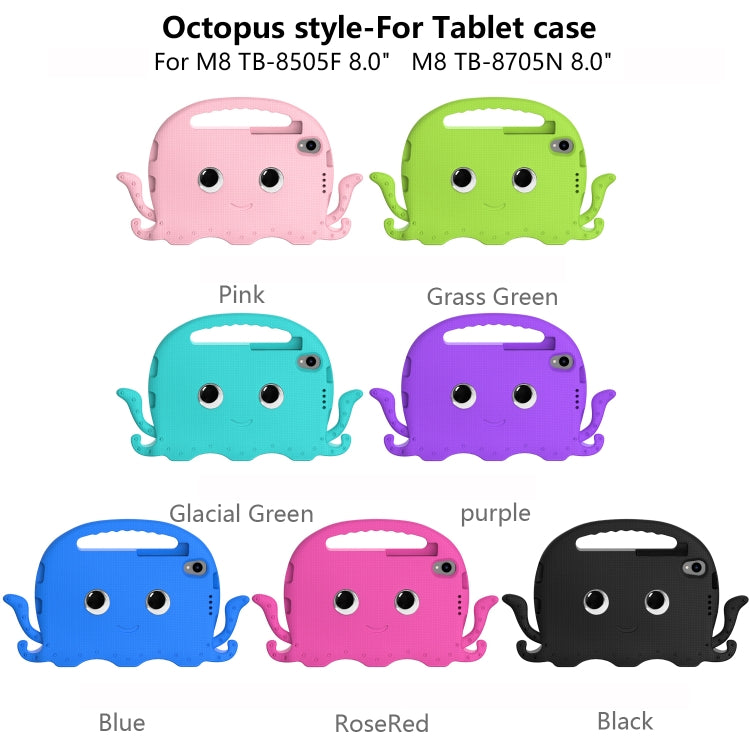 Octopus Style EVA + PC Tablet Case with Strap, For Lenovo Tab M8 TB 8505F / 8705N