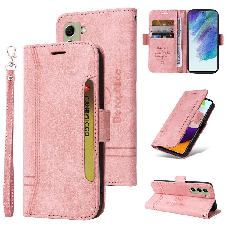 BETOPNICE Dual-side Buckle Leather Phone Case, For Samsung Galaxy S21 FE 5G, For Samsung Galaxy S21+ 5G, For Samsung Galaxy S21 Ultra 5G, For Samsung Galaxy S22 5G, For Samsung Galaxy S22+ 5G, For Samsung Galaxy S22 Ultra 5G, For Samsung Galaxy A22 5G