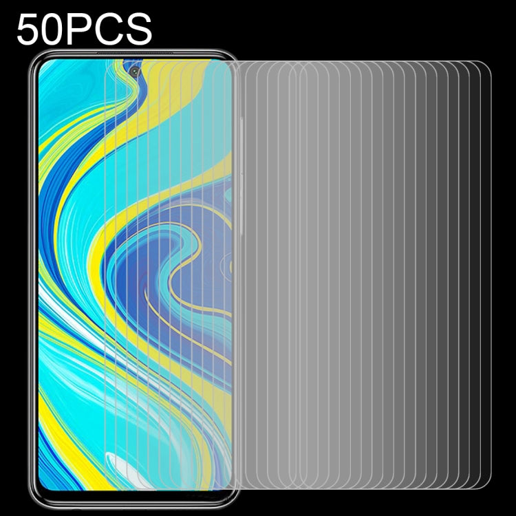 50 PCS 0.26mm 9H Surface Hardness 2.5D Explosion-proof Tempered Glass Half Screen Film, For Xiaomi Redmi Note 9 Pro, For Xiaomi Redmi Note 9 Pro Max, For Xiaomi Redmi K30, For Xiaomi MI 10 (50 PCS), For Xiaomi MI 10 Pro (50 PCS), For Xiaomi Redmi Note 9s