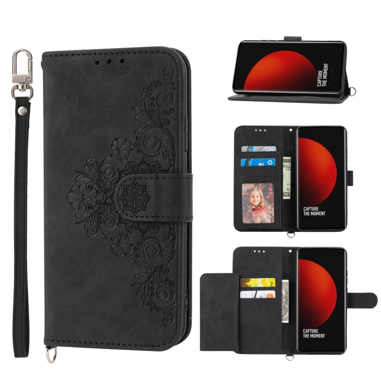 Skin-feel Flowers Embossed Wallet Leather Phone Case, For Xiaomi 12 Ultra, For Xiaomi 12 / 12X, For Xiaomi 12T / 12T Pro / Redmi K50 Ultra, For Xiaomi 12 Pro, For Xiaomi 12 Lite, For Xiaomi Poco M4 Pro 4G, For Xiaomi Poco X4 Pro 5G