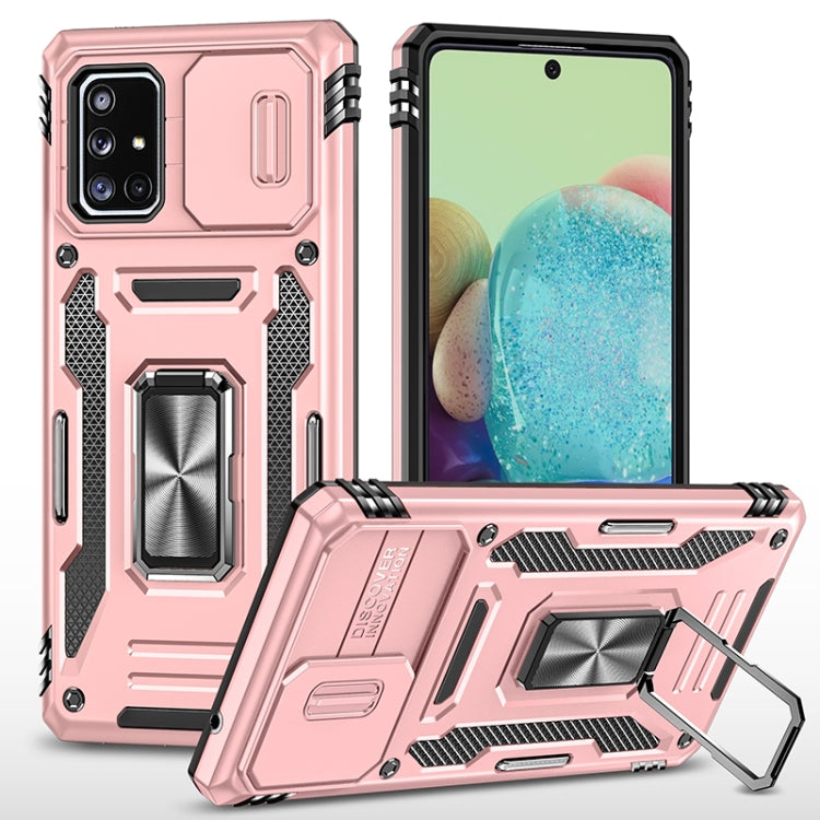 Armor PC + TPU Camera Shield Phone Case, For Samsung Galaxy A13 5G, For Samsung Galaxy A42 5G, For Samsung Galaxy A71 5G
