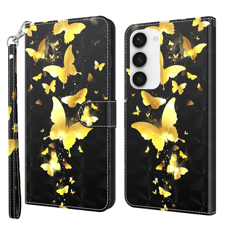 3D Painting Pattern TPU + PU Phone Case, For Xiaomi 12T Pro/12T/Redmi K50 Ultra, For Samsung Galaxy A04, For Samsung Galaxy A14 5G, For Xiaomi 11T Pro, For Samsung Galaxy S23 5G