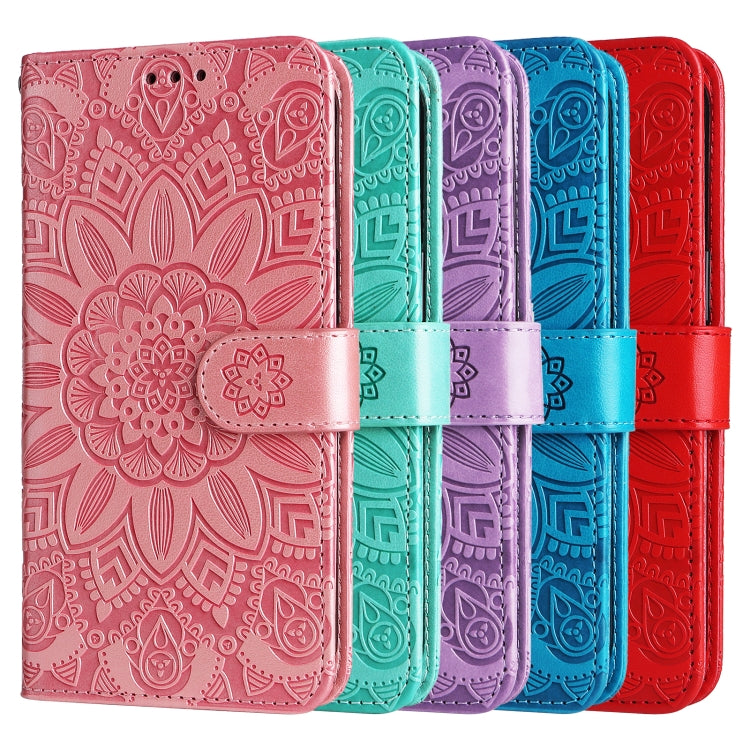 Embossed Sunflower Leather Phone Case, For Xiaomi Redmi A1 4G, For Xiaomi 12T / 12T Pro / Redmi K50 Ultra
