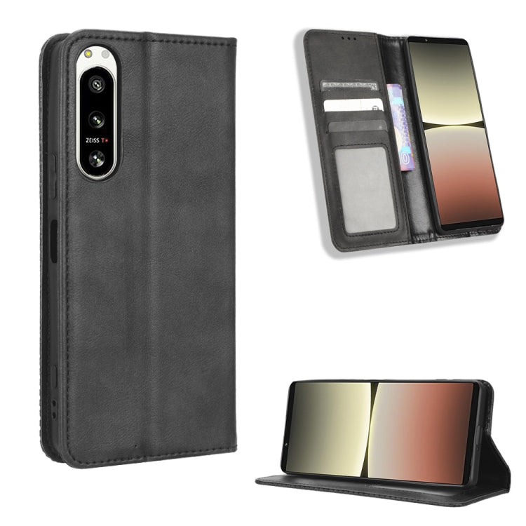 Magnetic Buckle Retro Texture Leather Phone Case, For Sony Xperia 5 IV, For Sharp Aquos Sense7 Plus, For Sharp Aquos Sense7, For iPhone 14 Plus, For iPhone 14 Pro Max, For Xiaomi 12T / Redmi K50 Ultra, For iPhone 14 Pro, For Xiaomi Poco C40