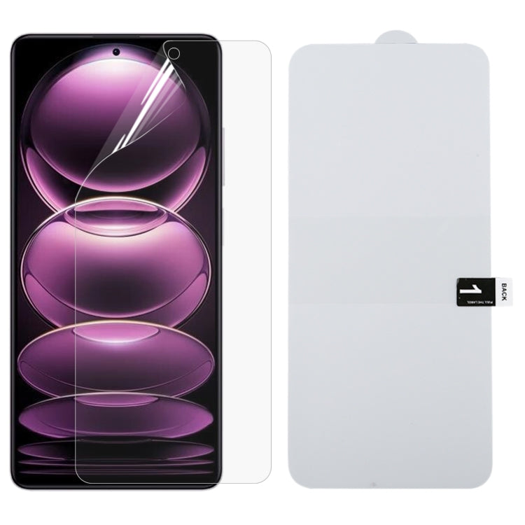 Full Screen Protector Explosion-proof Hydrogel Film, For Xiaomi Redmi Note 12 China / Note 12 Global (1 PC), For Xiaomi Redmi Note 12 Pro / 12 Pro+ / 12 Explorer (1 PC)