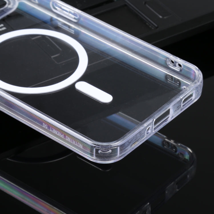 Magsafe Clear Acrylic Four Corner Airbags TPU Phone Case, For Nothing Phone 1