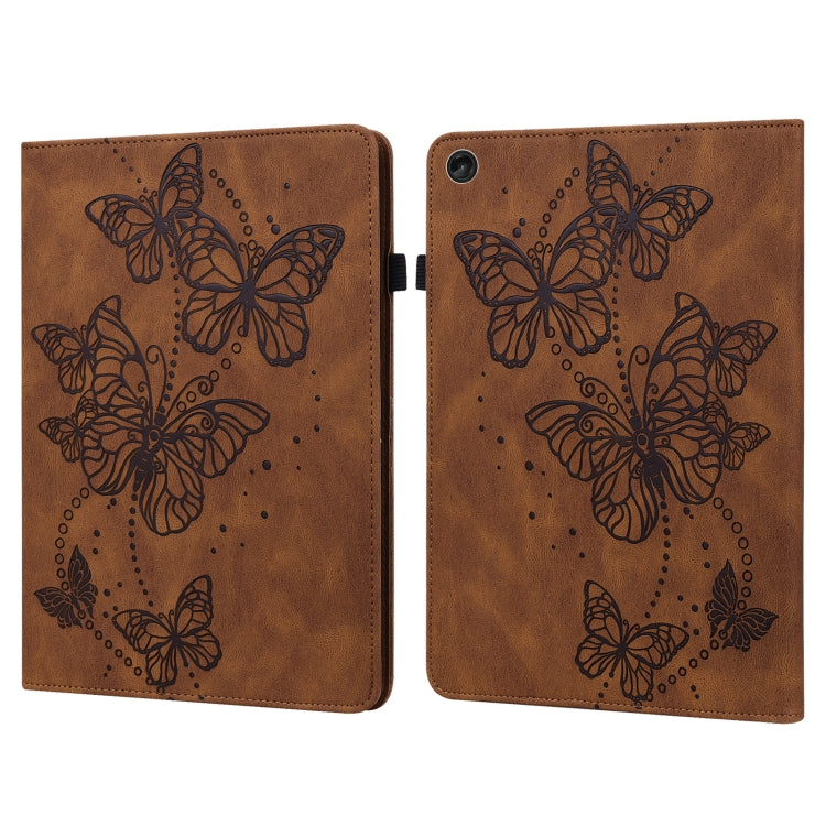 Embossed Butterfly Pattern Leather Tablet Case, For OPPO Pad Air 2022, For Realme Pad X, For Xiaomi Redmi Pad 10.61, For Nokia T20 10.4 2021, For Lenovo Tab M10 3rd Gen