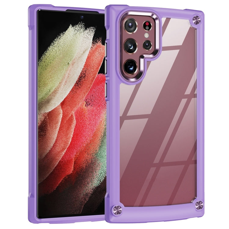 Soft TPU Clear PC Shockproof Phone Case, For Samsung Galaxy S23 5G, For Samsung Galaxy S23+ 5G, For Samsung Galaxy S23 Ultra 5G