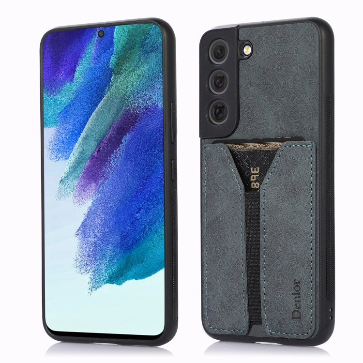 Denior DV Elastic Card PU Back Cover Phone Case, For Samsung Galaxy S22 5G, For Samsung Galaxy S22+ 5G, For Samsung Galaxy S22 Ultra 5G, For Samsung Galaxy S21 5G, For Samsung Galaxy S21+ 5G, For Samsung Galaxy S21 Ultra 5G, For Samsung Galaxy Note20