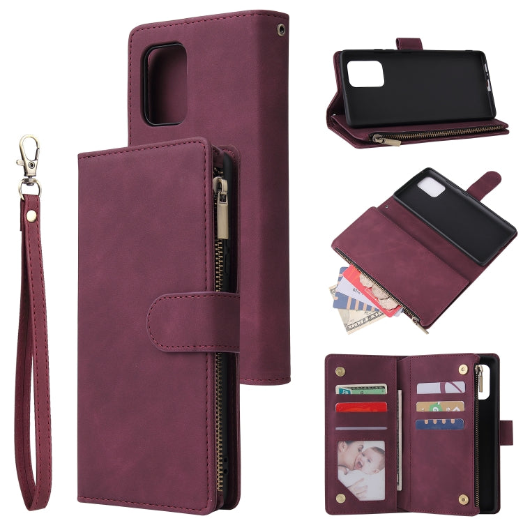 Multifunctional Horizontal Flip Leather Case, with Card Slot & Holder & Zipper Wallet & Photo Frame, For Samsung Galaxy S10 Lite, For Samsung Galaxy S20+, For Galaxy S20+, For Samsung Galaxy S20 Ultra, For Galaxy S20 Ultra, For Samsung Galaxy S20