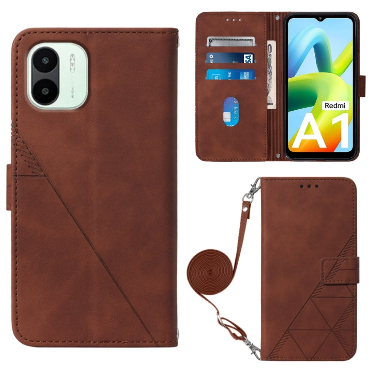 Crossbody 3D Embossed Flip Leather Phone Case, For T-Mobile Revvl 6 5G, For T-Mobile Revvl 6 Pro 5G, For Tone E22, For Samsung Galaxy A14 5G, For Samsung Galaxy S23 5G, For Samsung Galaxy S23+ 5G, For Samsung Galaxy S23 Ultra 5G, For Xiaomi Redmi A1