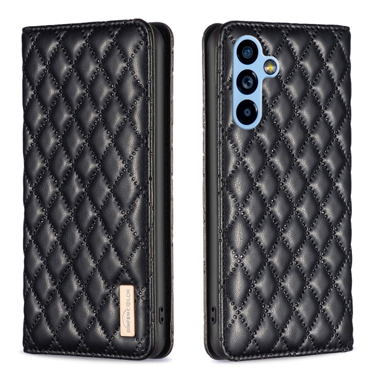 Diamond Lattice Magnetic Leather Flip Phone Case, For Samsung Galaxy A54 5G