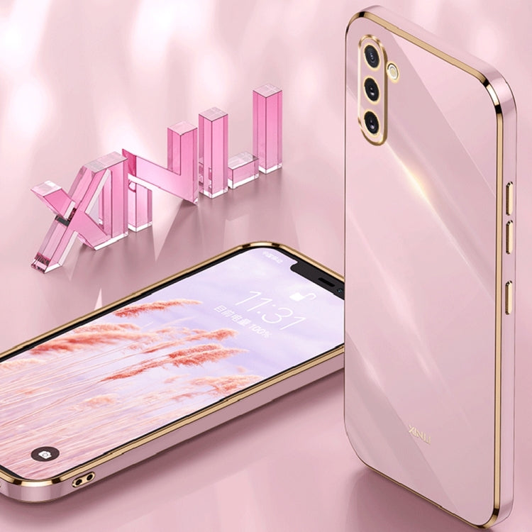 XINLI Straight Edge 6D Electroplate TPU Phone Case, For Samsung Galaxy Note10, For Samsung Galaxy M53 5G, For Samsung Galaxy M51, For Samsung Galaxy M33 5G, For Samsung Galaxy M23 5G, For Samsung Galaxy F13 4G