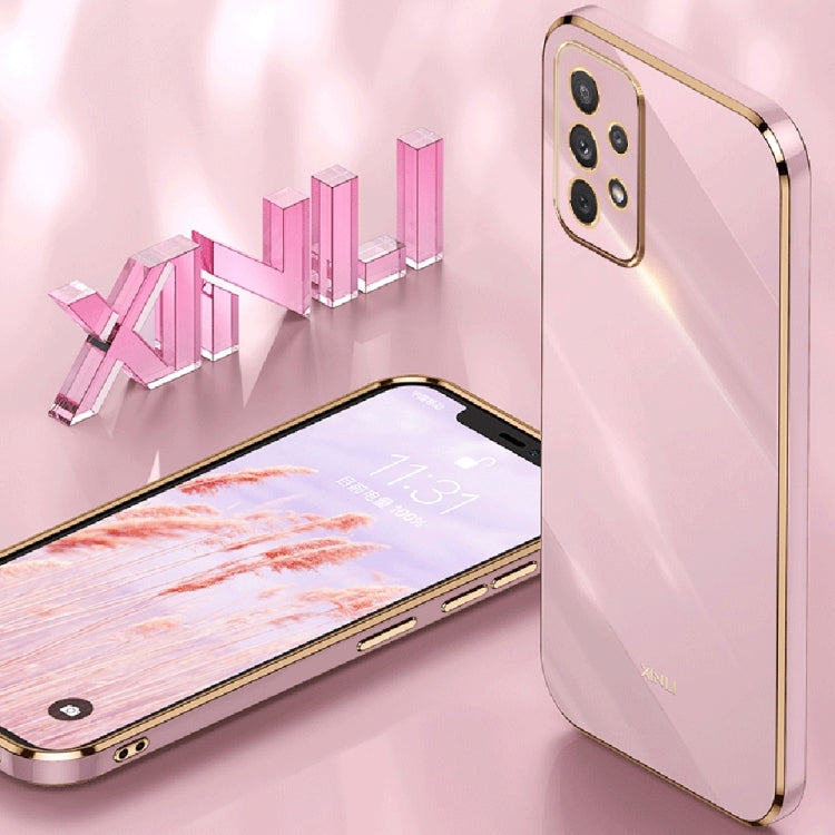 XINLI Straight Edge 6D Electroplate TPU Phone Case, For Samsung Galaxy A73 5G, For Samsung Galaxy A53 5G, For Samsung Galaxy A33 5G, For Samsung Galaxy A32 5G, For Samsung Galaxy A23 5G, For Samsung Galaxy A14 5G