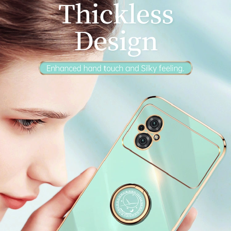 XINLI Straight Edge 6D Electroplate TPU Phone Case with Ring Holder, For Xiaomi Poco M4 5G, For Xiaomi Poco M4 Pro, For Xiaomi Poco C40, For Xiaomi Poco X4 Pro 5G, For Xiaomi Civi 2, For Xiaomi 13