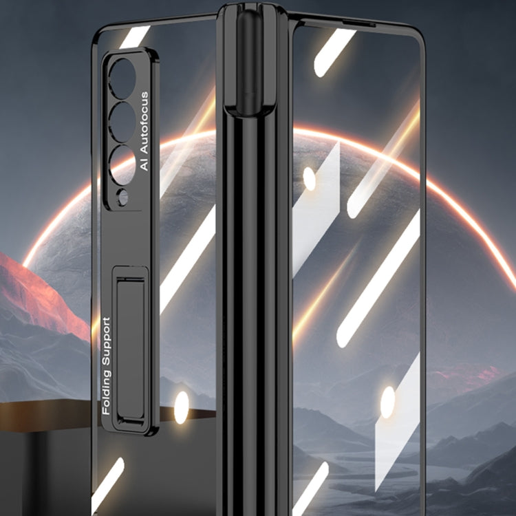 GKK Magnetic Fold Hinge Shockproof Phone Case with Pen Slots, For Samsung Galaxy Z Fold3 5G