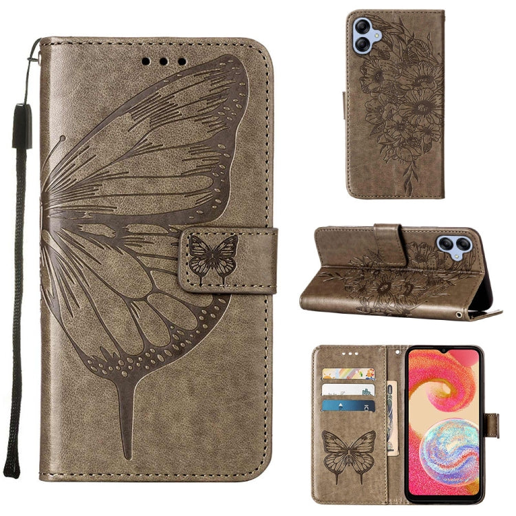 Embossed Butterfly Flip Leather Phone Case, For Tecno Pop 6 Pro, For Tecno Pova 4 LG7N, For Tecno Pova 4 Pro LG8N, For Tecno Pova Neo 2 LG6N, For Google Pixel 7a, For Samsung Galaxy A04e