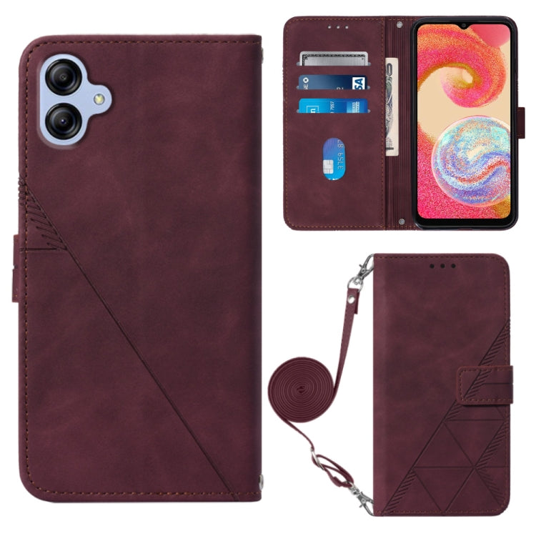 Crossbody 3D Embossed Flip Leather Phone Case, For Tecno Pop 6 Pro, For Tecno Pova 4, For Tecno Pova 4 Pro, For Tecno Pova Neo 2, For Google Pixel 7a, For Samsung Galaxy A04e