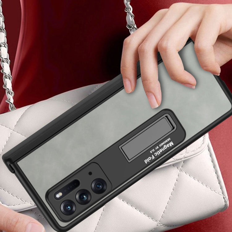 Integrated Napa Texture All-inclusive Phone Case, For OPPO Find N