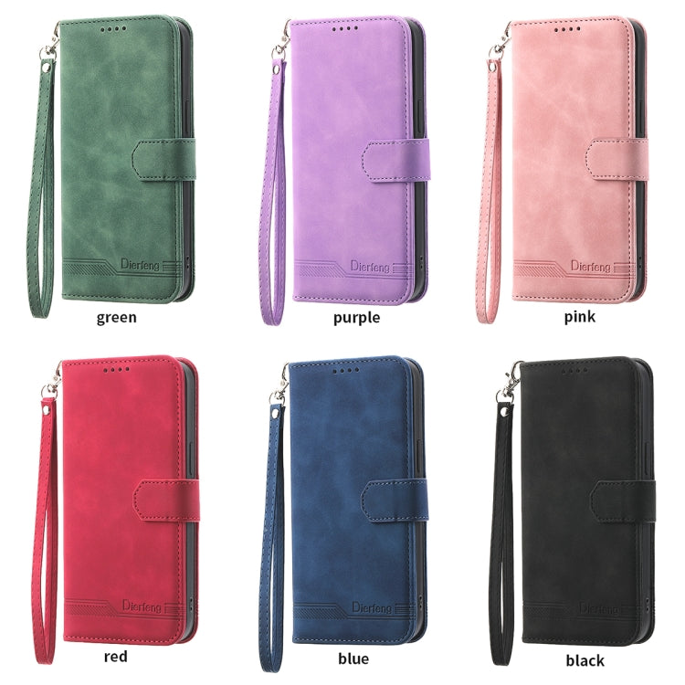Dierfeng Dream Line TPU + PU Leather Phone Case, For iPhone 14, For iPhone 14 Plus, For iPhone 14 Pro, For iPhone 14 Pro Max, For iPhone 13, For iPhone 13 mini, For iPhone 13 Pro, For iPhone 13 Pro Max