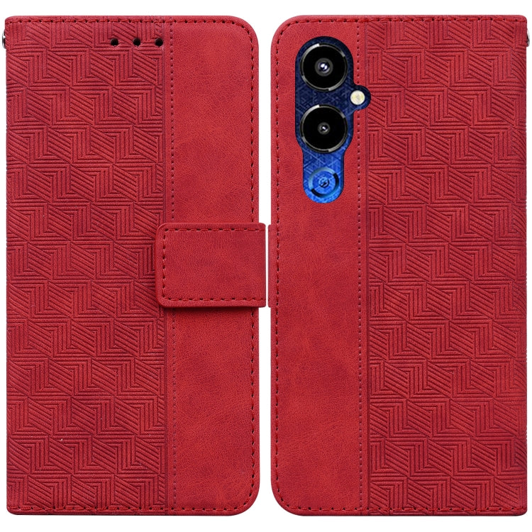 Geometric Embossed Flip Leather Phone Case, For Google Pixel 7a, For Infinix Hot 20 Play, For Samsung Galaxy A34 5G, For Samsung Galaxy A54 5G, For OPPO A58, For Tecno Pova 4 Pro