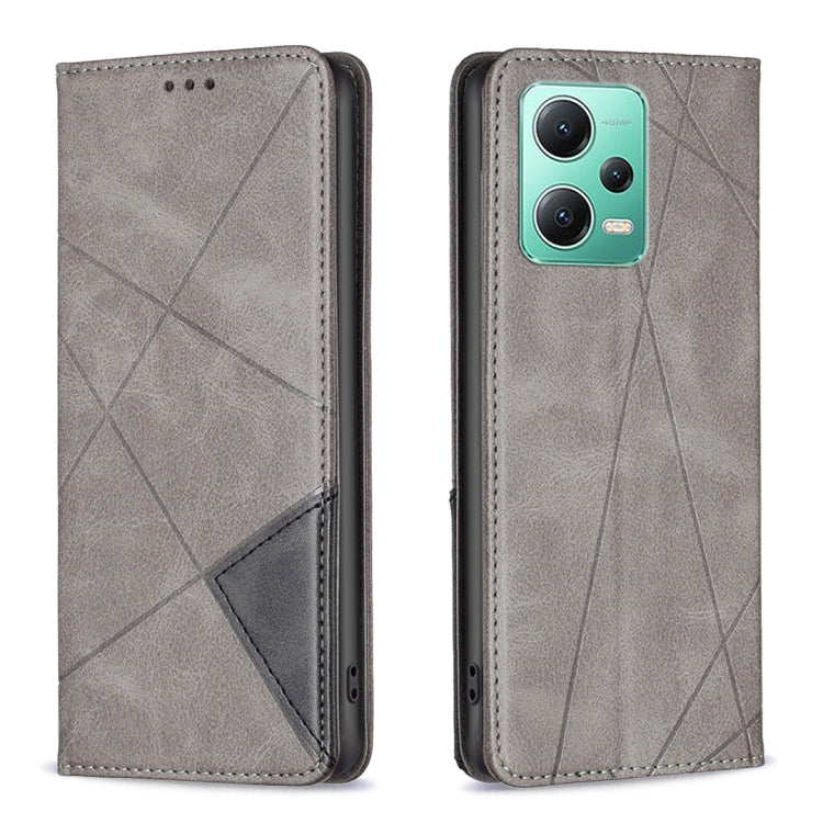 Prismatic Invisible Magnetic Leather Phone Case, For vivo Y02 4G, For Xiaomi Redmi 12C, For Xiaomi Redmi K60 / K60 Pro, For Xiaomi Redmi Note 12 Pro+ Global, For Xiaomi Redmi Note 12 Pro 5G Global, For Xiaomi Redmi Note 12 Global